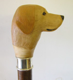 Keith Pickering maker of hand carved walking sticks in wood